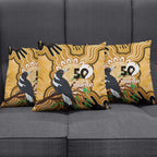Personalised Australia Magpie NAIDOC Week 2026 Pillow Cover 50 Years of Deadly Aboriginal Art