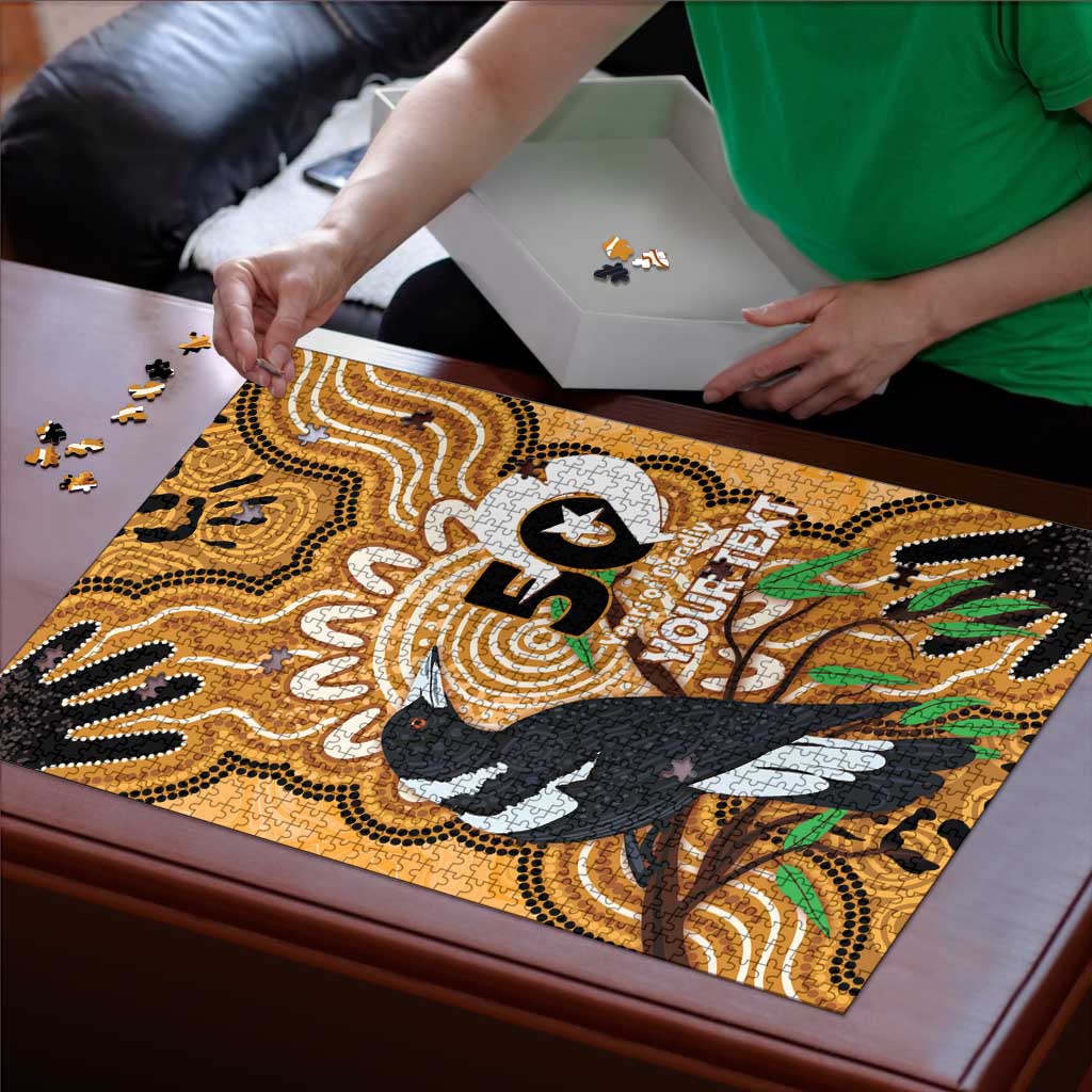 Personalised Australia Magpie NAIDOC Week 2026 Puzzle 50 Years of Deadly Aboriginal Art