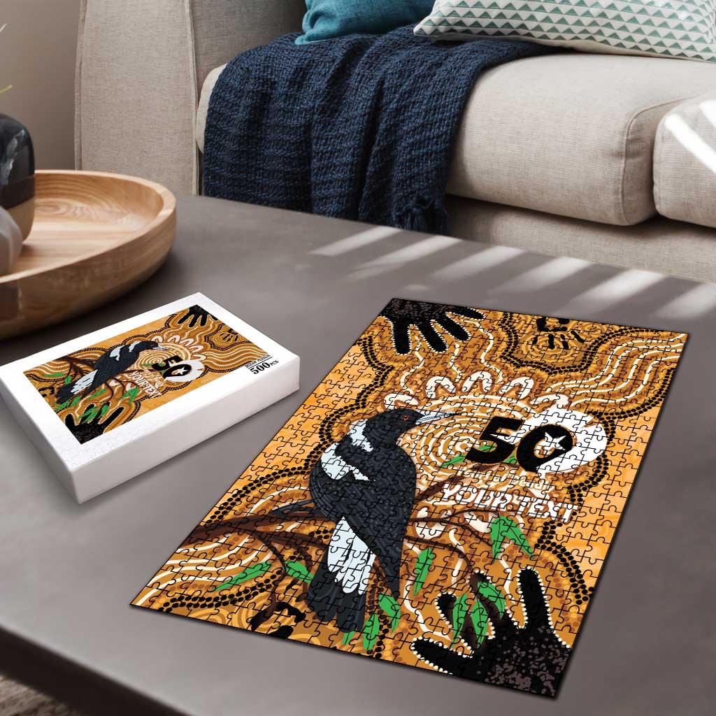 Personalised Australia Magpie NAIDOC Week 2026 Puzzle 50 Years of Deadly Aboriginal Art