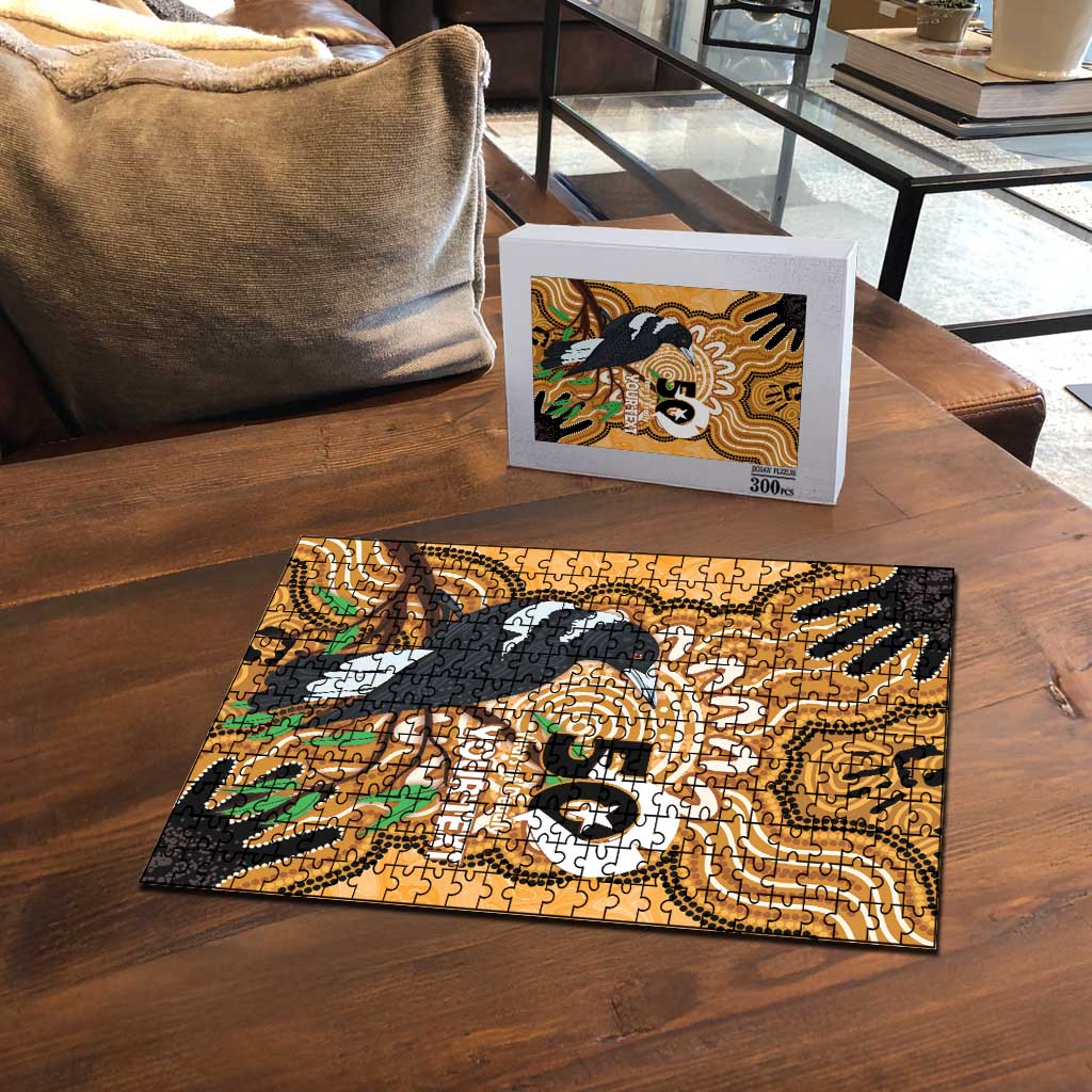 Personalised Australia Magpie NAIDOC Week 2026 Puzzle 50 Years of Deadly Aboriginal Art