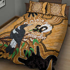 Personalised Australia Magpie NAIDOC Week 2026 Quilt Bed Set 50 Years of Deadly Aboriginal Art