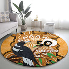 Personalised Australia Magpie NAIDOC Week 2026 Round Carpet 50 Years of Deadly Aboriginal Art