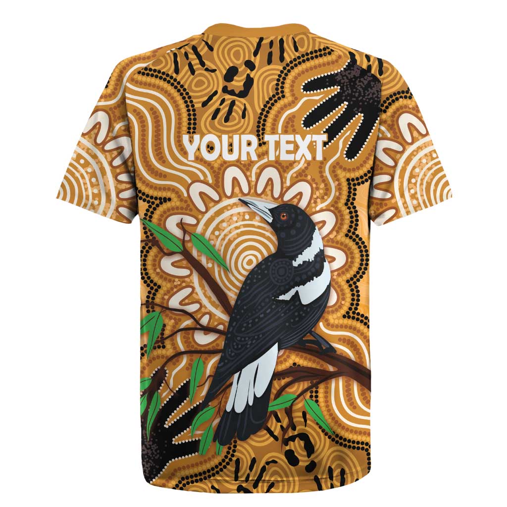 Personalised Australia Magpie NAIDOC Week 2026 Rugby Jersey 50 Years of Deadly Aboriginal Art