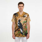 Personalised Australia Magpie NAIDOC Week 2026 Scrub Top 50 Years of Deadly Aboriginal Art
