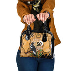 Personalised Australia Magpie NAIDOC Week 2026 Shoulder Handbag 50 Years of Deadly Aboriginal Art