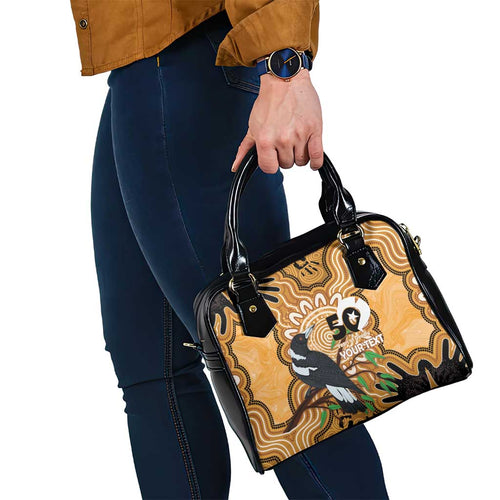 Personalised Australia Magpie NAIDOC Week 2026 Shoulder Handbag 50 Years of Deadly Aboriginal Art