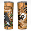 Personalised Australia Magpie NAIDOC Week 2026 Skinny Tumbler 50 Years of Deadly Aboriginal Art