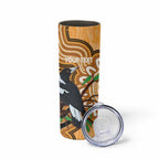 Personalised Australia Magpie NAIDOC Week 2026 Skinny Tumbler 50 Years of Deadly Aboriginal Art