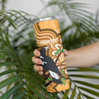 Personalised Australia Magpie NAIDOC Week 2026 Skinny Tumbler 50 Years of Deadly Aboriginal Art