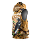 Personalised Australia Magpie NAIDOC Week 2026 Sleeveless Hoodie 50 Years of Deadly Aboriginal Art