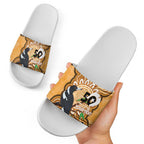 Personalised Australia Magpie NAIDOC Week 2026 Slide Sandals 50 Years of Deadly Aboriginal Art