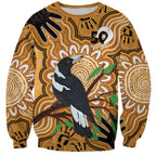 Personalised Australia Magpie NAIDOC Week 2026 Sweatshirt 50 Years of Deadly Aboriginal Art