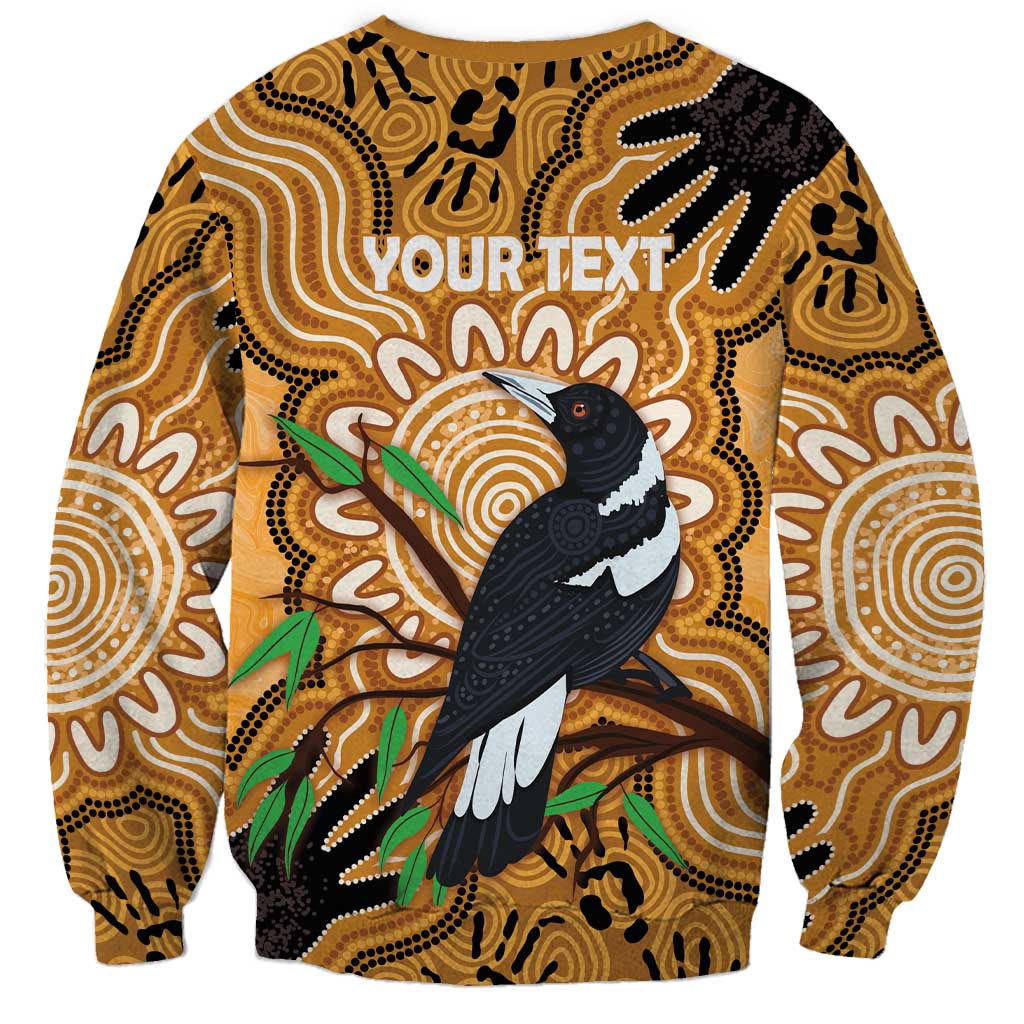 Personalised Australia Magpie NAIDOC Week 2026 Sweatshirt 50 Years of Deadly Aboriginal Art