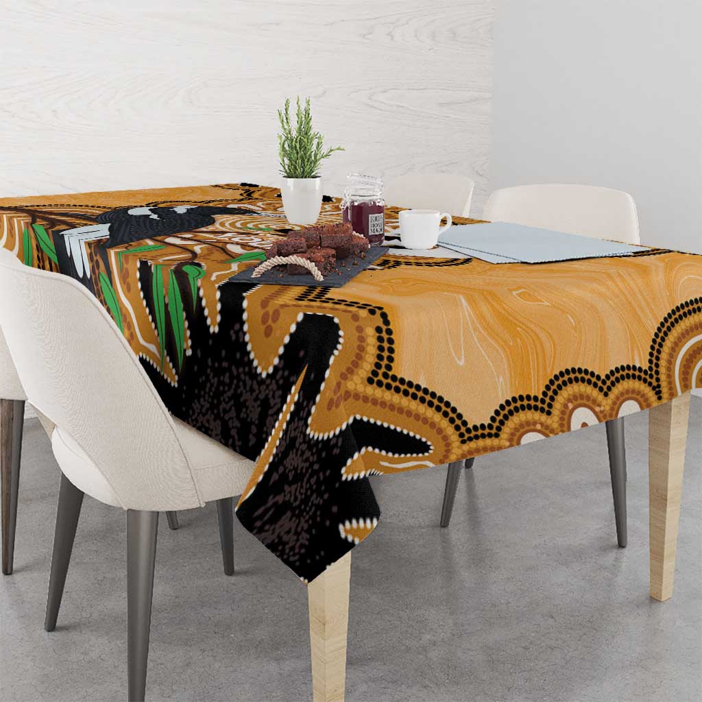 Personalised Australia Magpie NAIDOC Week 2026 Tablecloth 50 Years of Deadly Aboriginal Art