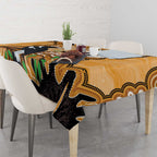 Personalised Australia Magpie NAIDOC Week 2026 Tablecloth 50 Years of Deadly Aboriginal Art