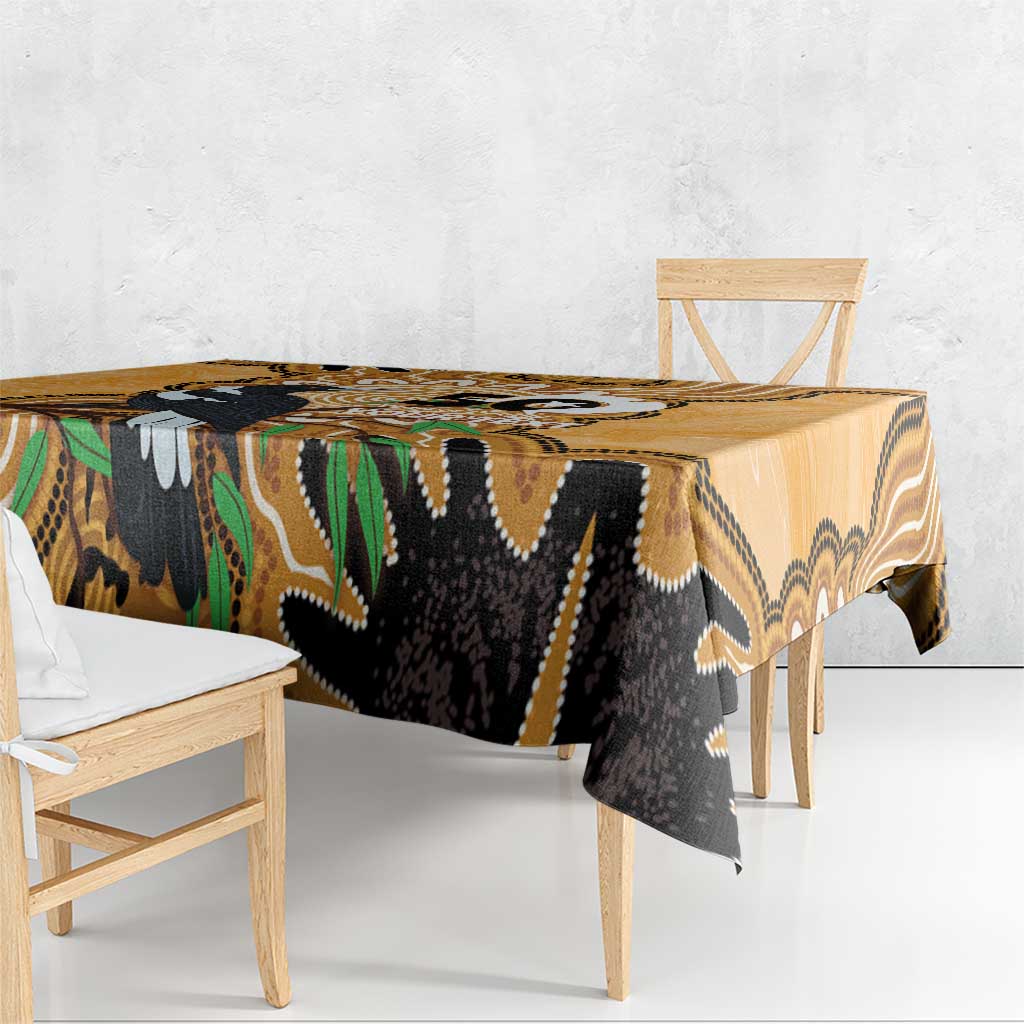Personalised Australia Magpie NAIDOC Week 2026 Tablecloth 50 Years of Deadly Aboriginal Art