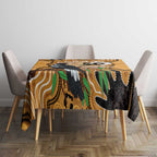Personalised Australia Magpie NAIDOC Week 2026 Tablecloth 50 Years of Deadly Aboriginal Art
