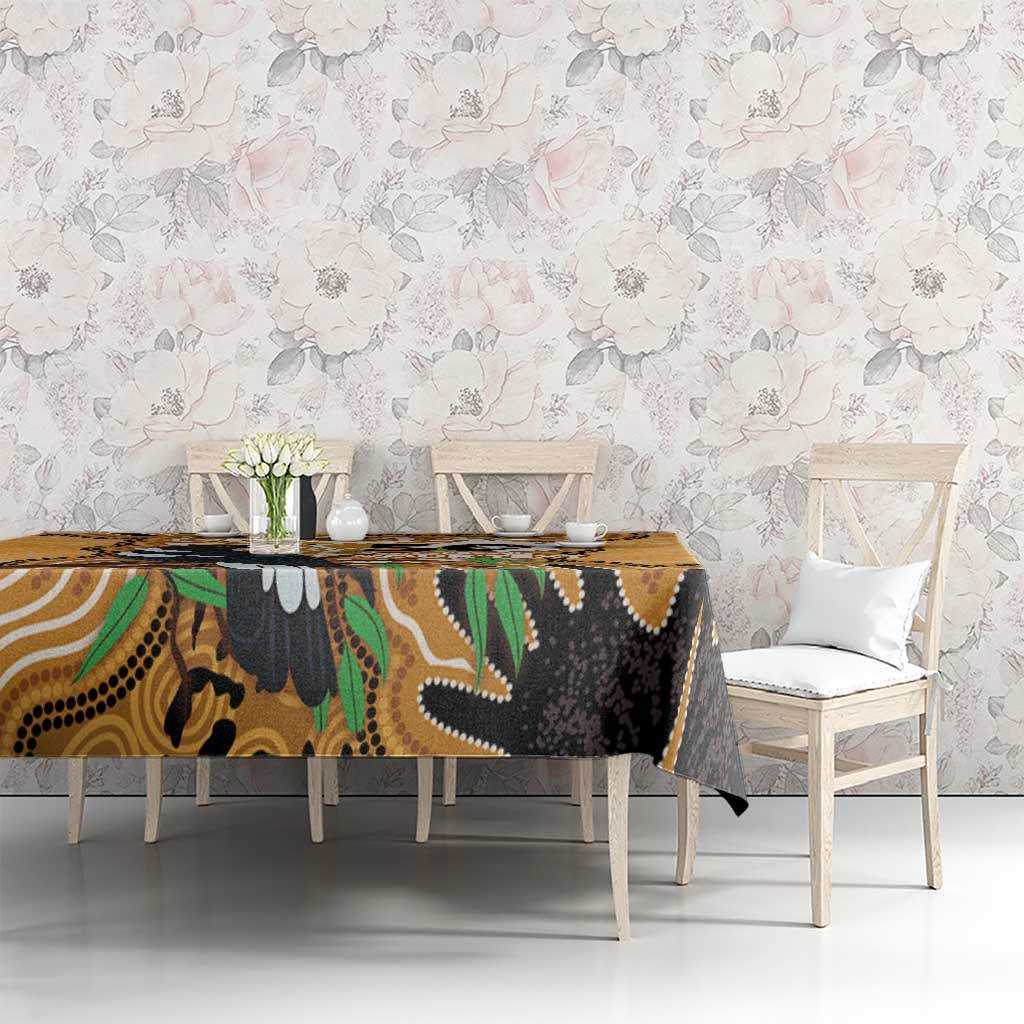 Personalised Australia Magpie NAIDOC Week 2026 Tablecloth 50 Years of Deadly Aboriginal Art