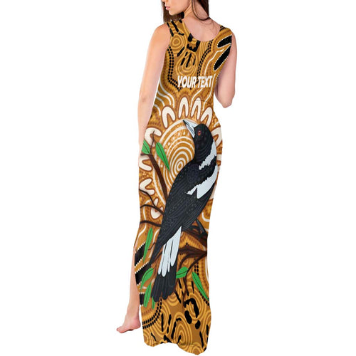 Personalised Australia Magpie NAIDOC Week 2026 Tank Maxi Dress 50 Years of Deadly Aboriginal Art