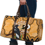 Personalised Australia Magpie NAIDOC Week 2026 Travel Bag 50 Years of Deadly Aboriginal Art