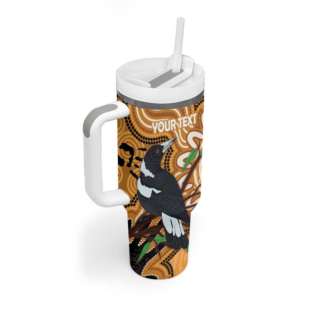 Personalised Australia Magpie NAIDOC Week 2026 Tumbler With Handle 50 Years of Deadly Aboriginal Art