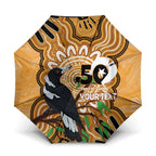 Personalised Australia Magpie NAIDOC Week 2026 Umbrella 50 Years of Deadly Aboriginal Art