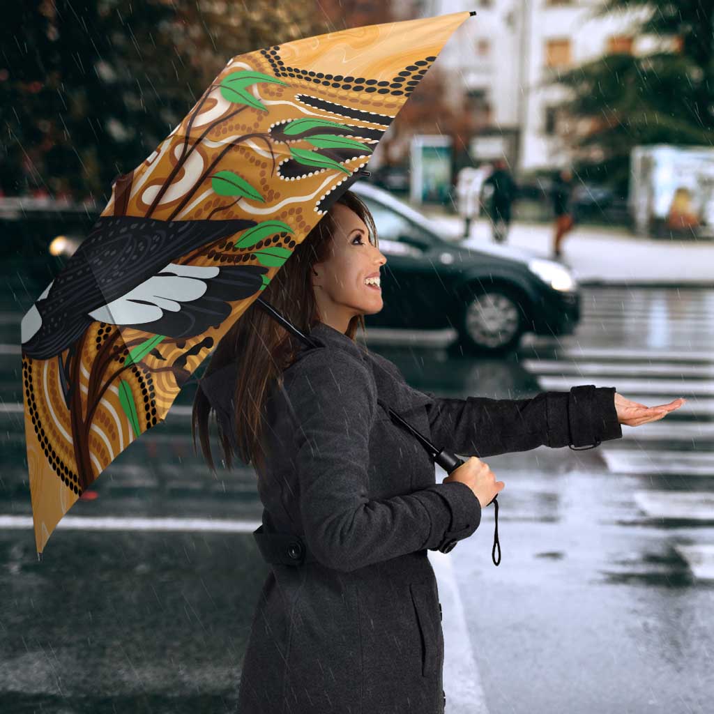 Personalised Australia Magpie NAIDOC Week 2026 Umbrella 50 Years of Deadly Aboriginal Art