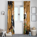 Personalised Australia Magpie NAIDOC Week 2026 Window Curtain 50 Years of Deadly Aboriginal Art