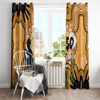 Personalised Australia Magpie NAIDOC Week 2026 Window Curtain 50 Years of Deadly Aboriginal Art