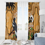 Personalised Australia Magpie NAIDOC Week 2026 Window Curtain 50 Years of Deadly Aboriginal Art
