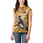Personalised Australia Magpie NAIDOC Week 2026 Women Polo Shirt 50 Years of Deadly Aboriginal Art