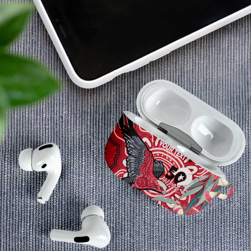 Personalised Australia Galah NAIDOC Week 2026 AirPods Case 50 Years of Deadly Aboriginal Art