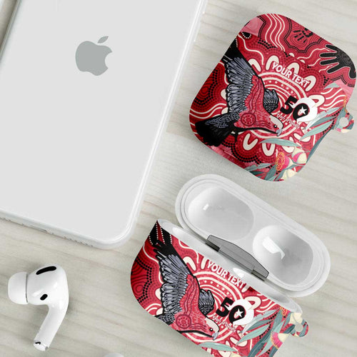 Personalised Australia Galah NAIDOC Week 2026 AirPods Case 50 Years of Deadly Aboriginal Art