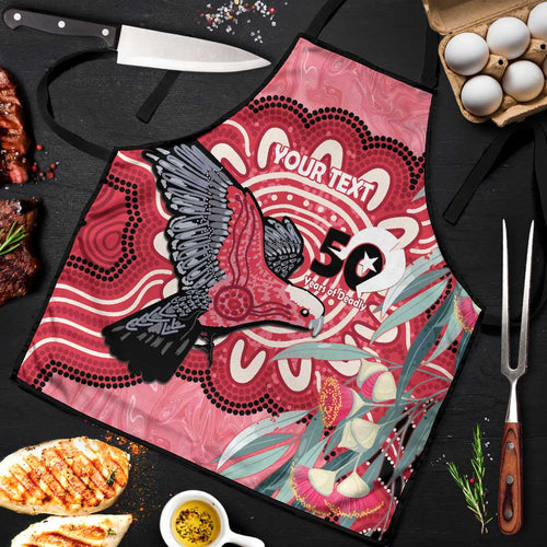 Personalised Australia Galah NAIDOC Week 2026 Apron 50 Years of Deadly Aboriginal Art