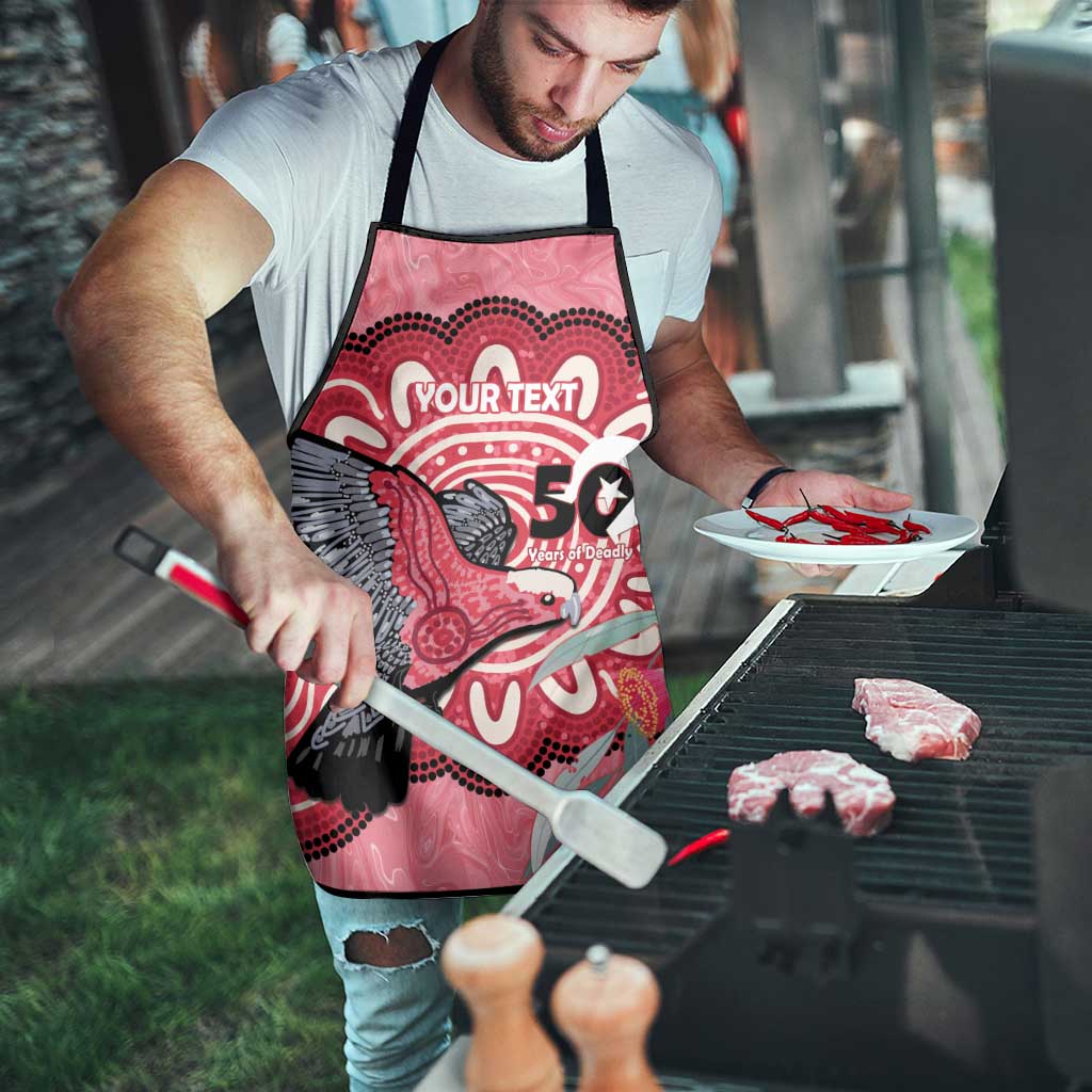 Personalised Australia Galah NAIDOC Week 2026 Apron 50 Years of Deadly Aboriginal Art