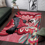Personalised Australia Galah NAIDOC Week 2026 Area Rug 50 Years of Deadly Aboriginal Art