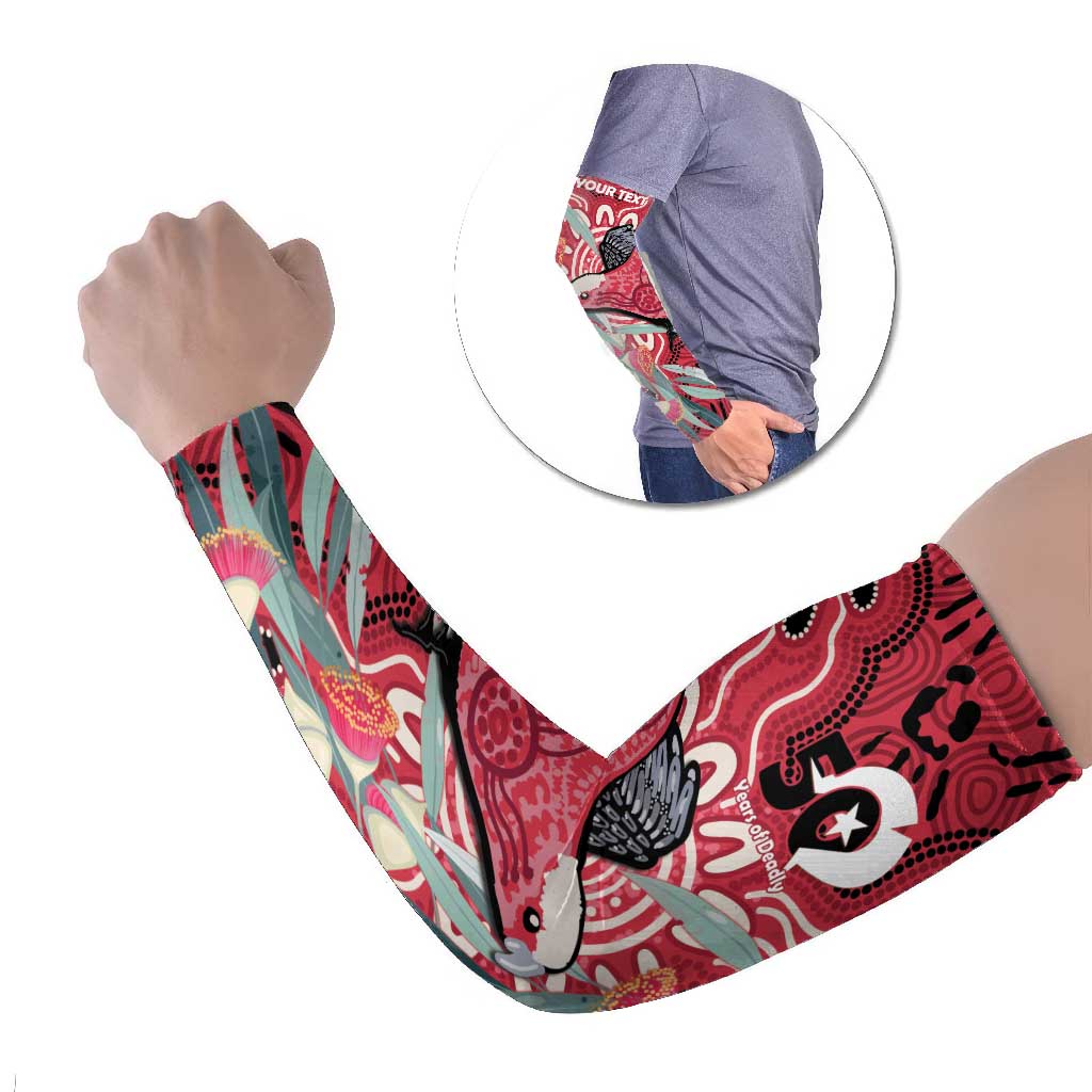 Personalised Australia Galah NAIDOC Week 2026 Arm Sleeves 50 Years of Deadly Aboriginal Art