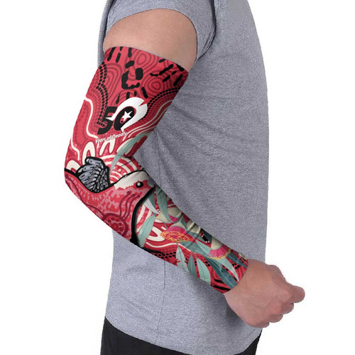 Personalised Australia Galah NAIDOC Week 2026 Arm Sleeves 50 Years of Deadly Aboriginal Art