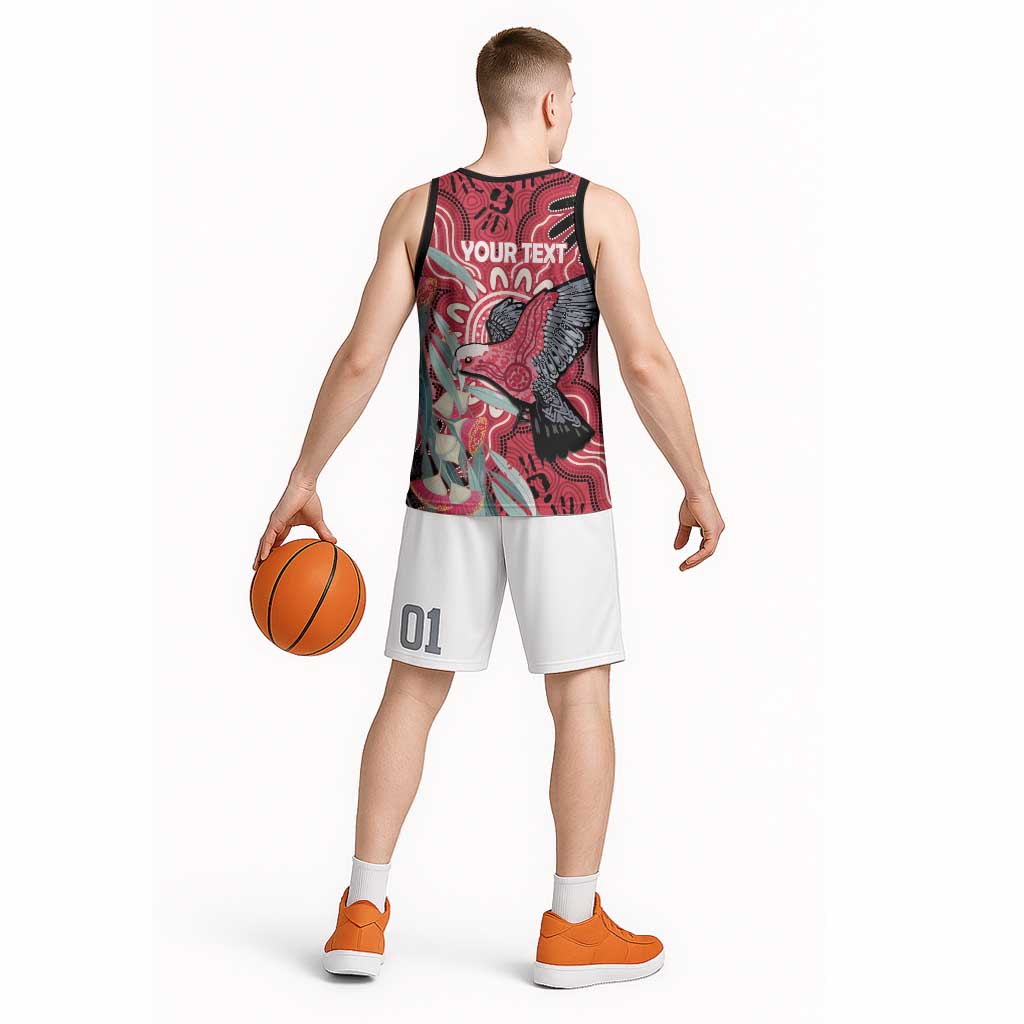 Personalised Australia Galah NAIDOC Week 2026 Basketball Jersey 50 Years of Deadly Aboriginal Art
