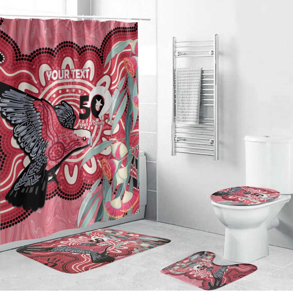 Personalised Australia Galah NAIDOC Week 2026 Bathroom Set 50 Years of Deadly Aboriginal Art