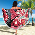 Personalised Australia Galah NAIDOC Week 2026 Beach Blanket 50 Years of Deadly Aboriginal Art