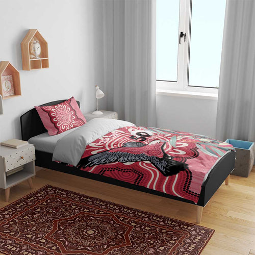 Personalised Australia Galah NAIDOC Week 2026 Bedding Set 50 Years of Deadly Aboriginal Art