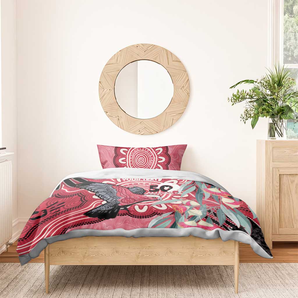 Personalised Australia Galah NAIDOC Week 2026 Bedding Set 50 Years of Deadly Aboriginal Art