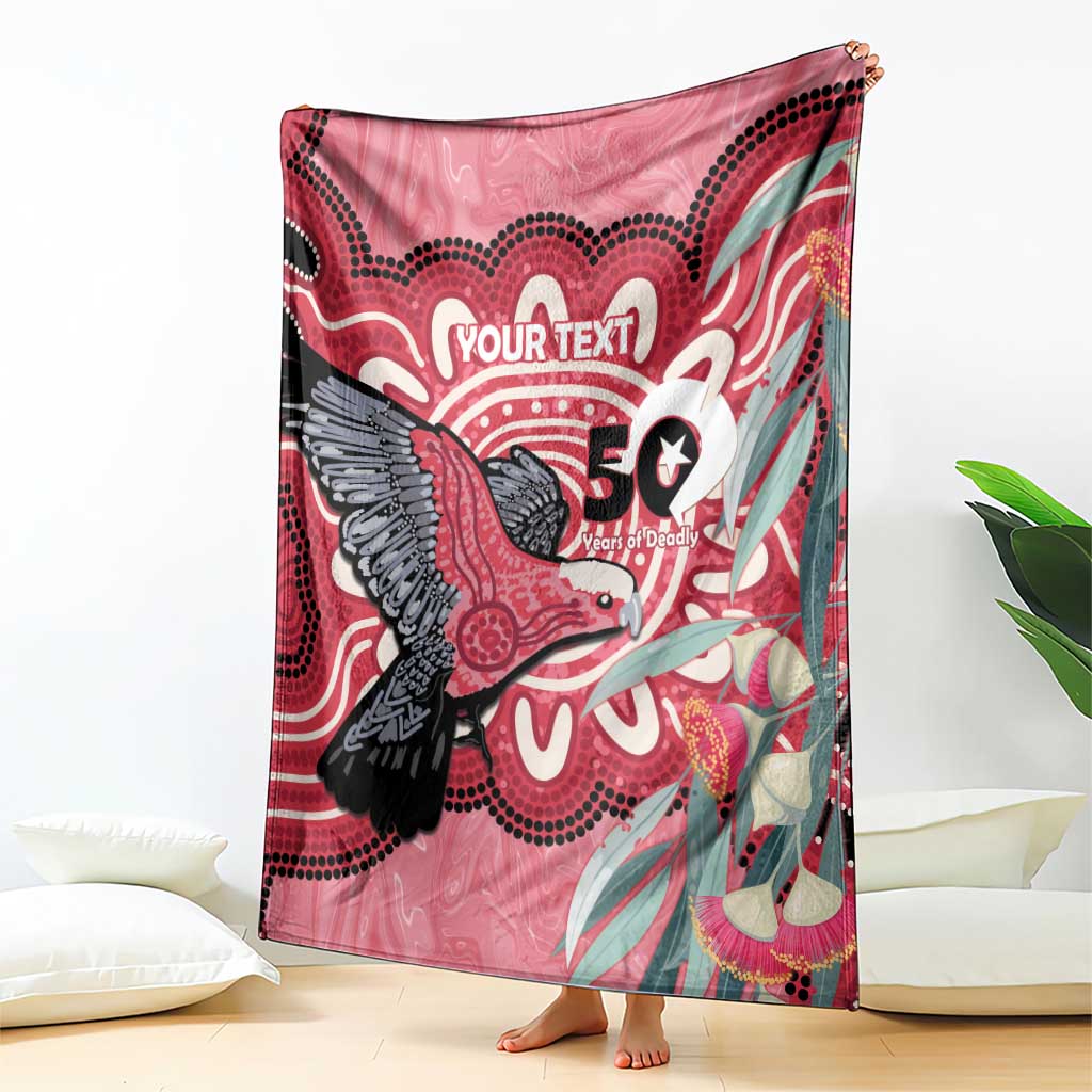 Personalised Australia Galah NAIDOC Week 2026 Blanket 50 Years of Deadly Aboriginal Art