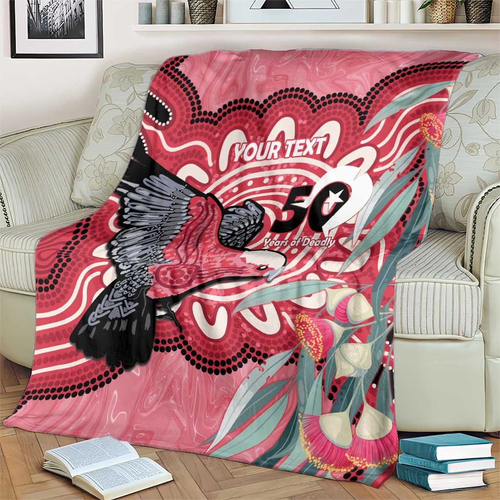 Personalised Australia Galah NAIDOC Week 2026 Blanket 50 Years of Deadly Aboriginal Art