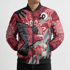 Personalised Australia Galah NAIDOC Week 2026 Bomber Puffer Jacket 50 Years of Deadly Aboriginal Art