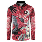 Personalised Australia Galah NAIDOC Week 2026 Button Sweatshirt 50 Years of Deadly Aboriginal Art
