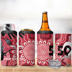 Personalised Australia Galah NAIDOC Week 2026 4 in 1 Can Cooler Tumbler 50 Years of Deadly Aboriginal Art