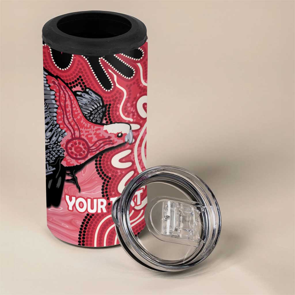 Personalised Australia Galah NAIDOC Week 2026 4 in 1 Can Cooler Tumbler 50 Years of Deadly Aboriginal Art