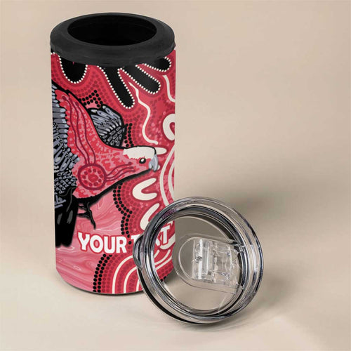 Personalised Australia Galah NAIDOC Week 2026 4 in 1 Can Cooler Tumbler 50 Years of Deadly Aboriginal Art